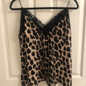 Silk Cheetah Print Cami